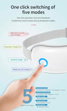 White Air Compression Massager, Heated Massager with Vibration & Bluetooth Music, Portable V888-ELOSUNG13420