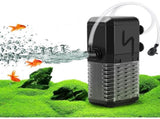 Adjustable Aquarium Filter 600L/H Aquarium Pump, Ultra-Quiet Internal Aquarium Filter Suitable For V1188-MS-227-2316
