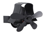 Magnetic Wall Mounted Fireplace Fan Silent Operation 5 Blade Heat Powered Wood Stove Fan Log Wood V1294-YM0706-3114230124111