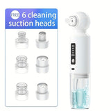 Blackhead Cleaner Vacuum Pore Cleaner Electric Blackhead Remover USB - White - Size 001 V1102-111-12425-WHT-001