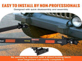 Tow Bar, 2495 kg Capacity with Chains, Powder-Coating Alloy Steel Bumper-Mounted Universal V952-OHQLJB5500IB0C9B0V0