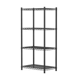 Artiss 4-Tier Shelving Unit Adjustable Garage Storage Shelves Kitchen Rack Steel SU-60X120-BK