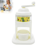 Manual Ice Shaver Machine Portable Maker For Home Use Heavy Duty Steel Crusher Crushed Ice With Hand V1366-AZ2-W-27938