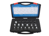 26 PCS Nut Bolt Thread Checker High Accuracy Carbon Steel ABS Nut and Bolt Thread Gauge Set for V1294-YM0706-3114230115611