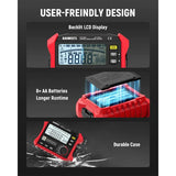 KAIWEETS Megohmmeter, Insulation Resistance Tester, Up to 100G, 50V/100V/250V/500V/1000V, One-Touch V413-KE1000