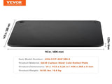 Pizza Steel 16"x14.5"x1/4" Pre-Seasoned Carbon Steel Pizza Baking Stone V952-FXPSPSGB1614O1YE3V0