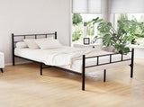 Artiss Bed Frame King Single Metal Bed Frame SOL MBED-C-SOL-KS-BK