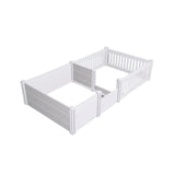 Rooster Farms 2.96m x 1.48m PVC Dog Whelping Box Playpen Kit - Anti-Crush Rail V238-SUPDZ-41965153124432