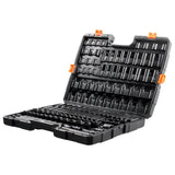 Impact Sockets Set 130PCS 6-Point 3/8" & 1/2" Drive Bit Ratchet Tool Kit V952-CJTTZJ1CRMO1LIEEAV0