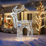 LED Ropelight Standing Reindeer Small Moving Cool White available in 2 types - Feeding V720-XL0000068