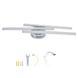 3Strips LED Ceiling Lamp Modern CeilingMounted Living Room Bedroom Decoration AC85265VWhite V1294-YM0714-3119210155111