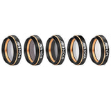 5-In-1 Hd Drone Lens Filter Kit For Dji Mavic Air - Star Effect Nd4 Nd8 Nd16 Cpl PRL-4402THC