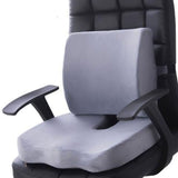 Seat Cushion Lumbar Support Set Polyester Comfortable Chair Cushion for Office Home Flannelette Set V1294-YM0716-3116220009012