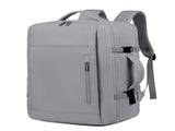 Gray Expandable Backpack with USB Port - Multi-Functional Outdoor, Commuter & Laptop Bag V888-ELOSUNG11749