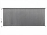 Instahut 3X2.5M HDPE Straight Drop Awning Outdoor Roller Blind Shade Screen Grey AWN-B-DOWN-HDPE-30-GR