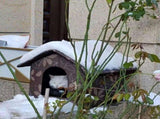 Cat Houses for Outdoor Cats,Feral Cats House,Weatherproof Warm and Insulated Cat House Stray Cats V1366-AZ2-W-04332