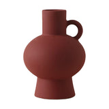 Modern Vase Matte Ceramic Art Shape Decorative Aesthetic Flower Vase for Home Hotel Bookshelf Coffee V1294-YM0901-240315HL06-2