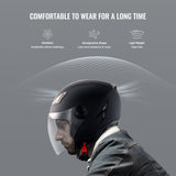 3/4-Face Motorcycle Helmet Motocross Helmet with Bluetooth Communication V952-MTC34KOZBMMHSGXVFV0