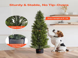 Artificial Topiary Cedar Trees, 2 Set 1524mm Faux Pine Shrubs Plants, Fake Silk Tree Look Real, Easy V952-XSRGXJS60YCXSMBHS001V0