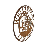 Welcome To Our Farm Laser Cut Wall Art 60cm V637-71611WEL