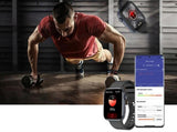 Smart Watch 1.85-Inch Fitness Watch with Heart Rate Noninvasive Blood Sugar Monitor HRV Detection V1263-JX-7649-1