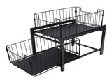 Under Sink Organizer Iron 2 Tier Pull Out Spice Rack Countertop Storage Shelf for Kitchen Bathroom V1294-YM0710-3118230399611