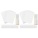 300PCS Shrinky Plastic Sheets Kit, Shrink Paper Keychain Kit for Kids Marking, DIY Ornaments or V1366-AZ2-W-15763