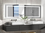 Interior Ave - 120 x 60cm Rectangle Frameless LED Bathroom Mirror V355-IA-RWM-12060