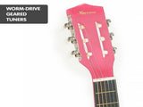 Karrera Childrens 34in Acoustic Guitar Kids - Pink CC34-PK