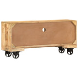 Tv Cabinet Rough Mango Wood 120x30x50 Cm 43_243983