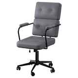 LEVEDE Ergonomic Office Chair Computer PU Grey OF1047-GY