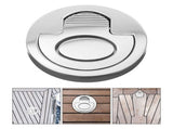 3-Pack Stainless Steel Boat Hatch Latch Handles, Mount Pull Handles for Floor or Deck V1369-AZ3-W-20087