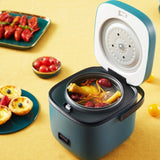 1.2L Mini Rice Cooker Travel Small Non-stick Pot For Cooking Soup Rice Stews V201-HAZ0000DB8AU