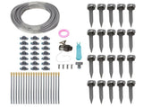 Garden Watering Misting System 82FT 4/7 PVC Hose Drip Irrigation Sprinkler Kit with Quick Connectors V1294-YM0901-3111250018511