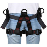 Climbing belts, Thicken Professional Half Body Safety Belt Climbing Gear for Tree Climbing, Fire V1192-AZ-W-2953