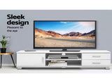 Artiss Entertainment Unit TV Cabinet 120cm White Dylan FURNI-L-TV120A-WH