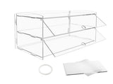 Alston 2-Tier Bakery Display Case Pastry Acrylic Cupcake Donuts Cake Pastry Clear Display V985-BAKERYDISPLAYCASE