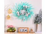 Christmas Ball Wreath Xmas Wreaths Ornaments Glitter Thicken Shatterproof Garland Decoration for V1263-JX-1540