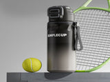 2-Pack Gradient Black 670ml Large Capacity Sports Insulated Tumbler - 316 Stainless Steel Straw V888-ELOSUNG42239