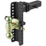 Adjustable Trailer Hitch, 25.4 cm Drop & 21.59 cm Rise Hitch Ball Mount with 5.08 cm Receiver, Solid V952-SQTQJTCB22253VXAJV0