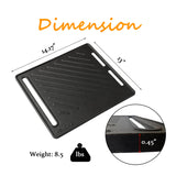 ASMOKE Pre-Seasoned Matte Enamel Cast Iron Reversible Grill/Griddle V642-XFAS-AS300-350-BBQ-PLT