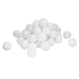 50Pcs 7cm Imitation Snow Ball Christmas Fake Balls Toys Indoor Game Props Decoration V1294-YM0901-3111200236711