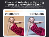 80W COB Camera Light Video Dimmable Light 2500-6500K Photographic LED Light for Photo Studio Film V1369-AZ3-W-11978