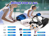 Pickleball Bag Tote Crossbody Shoulder Bag with Adjustable Strap Multi-Compartment Sports Racket Bag V1308-DSZKI-1801-4