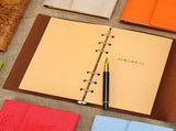 Leather Journal Notebook Refillable Vintage Journal Travel Sketchbook 160 Unlined Pages for Women V1192-AZ-W-23245