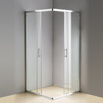 900 x 1000mm Sliding Door Nano Safety Glass Shower Screen By Della Francesca V63-829321