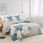 Intricate Quilted Coverlet and Pillowcases Set: Artistry in Every Stitch - Queen size V745-MAC080189Q13U