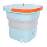 Portable Washing Machine 6L TPR Negative Ion Foldable Mini Laundry Bucket Washer for RV Travel V1294-YM0901-3113230277212