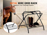 Folding Saddle Rack, 28 x 19 x 37.5 in, Freestanding Horse Saddle Stand, Portable Horse Blanket V952-MAJXXZDK2819D0WM3V0