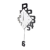 Frameless Pendulum Wall Clocks Number Decoration DIY Assembly Modern Wall Clocks with Silent V1294-YM0715-3115220051911